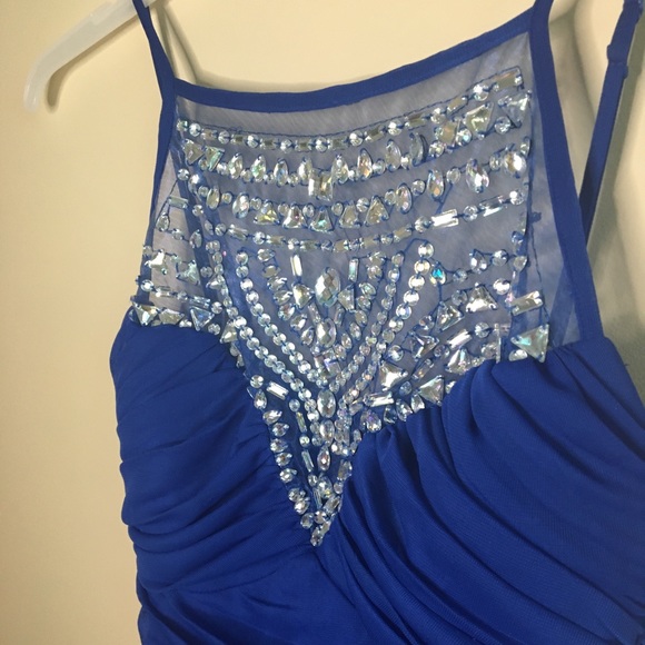 B. DARLIN Blue Homecoming Dress - Picture 6 of 8